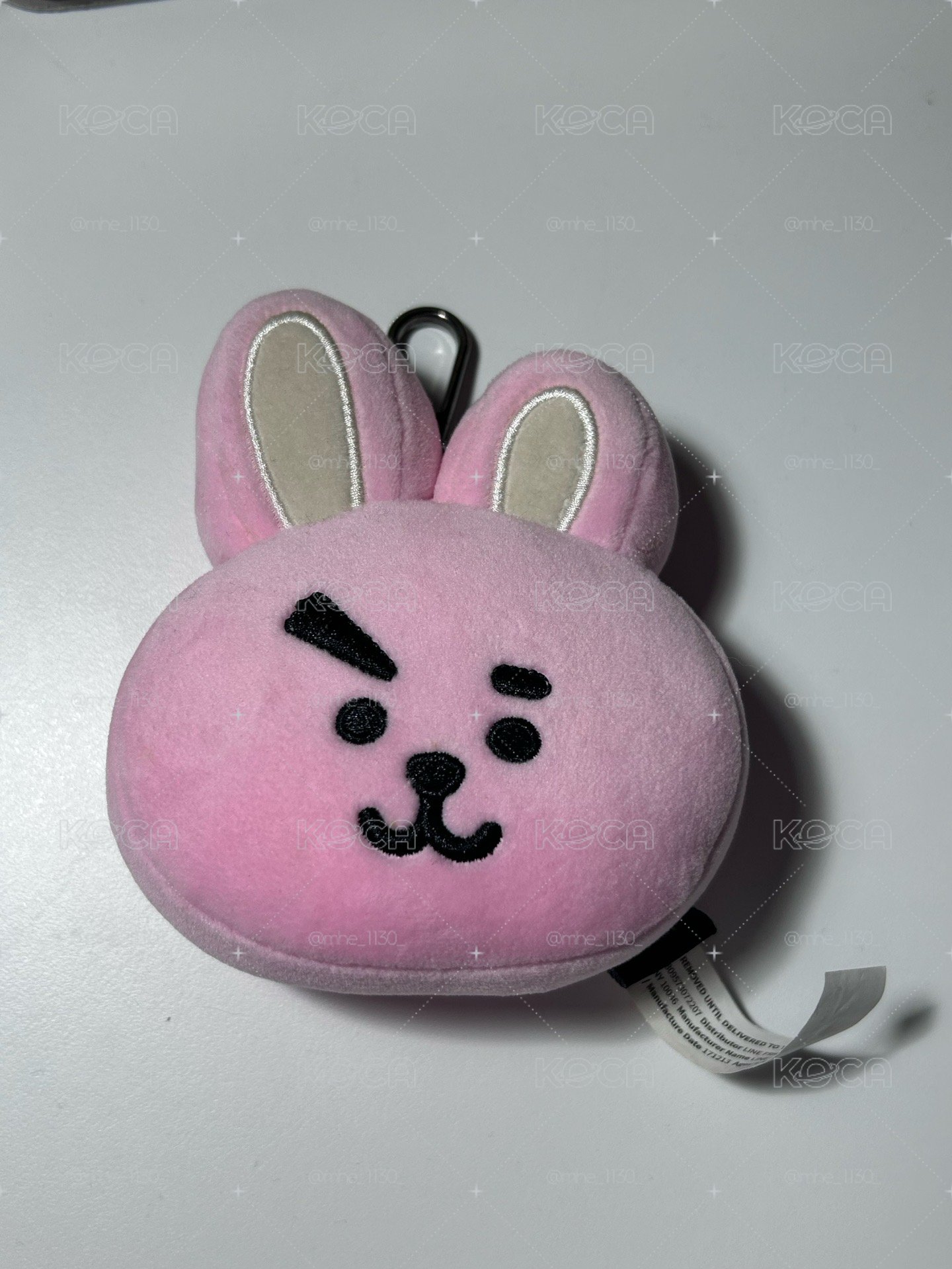 BT21 初代大臉版 COOKY 絨毛系列 鑰匙圈吊飾 