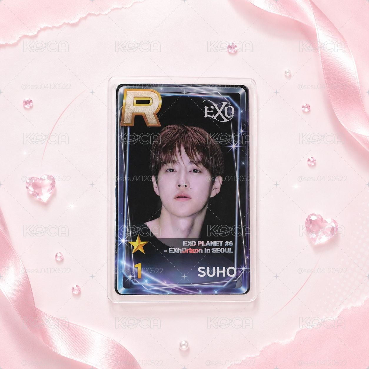 金俊勉Suho 六巡首爾遊戲卡