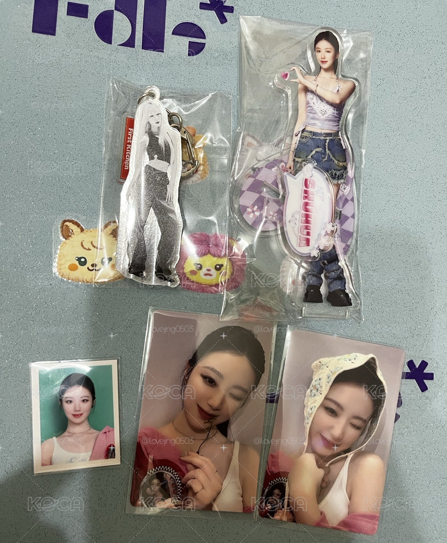 刷溫蒂金屬吊飾.kcon.kp立牌