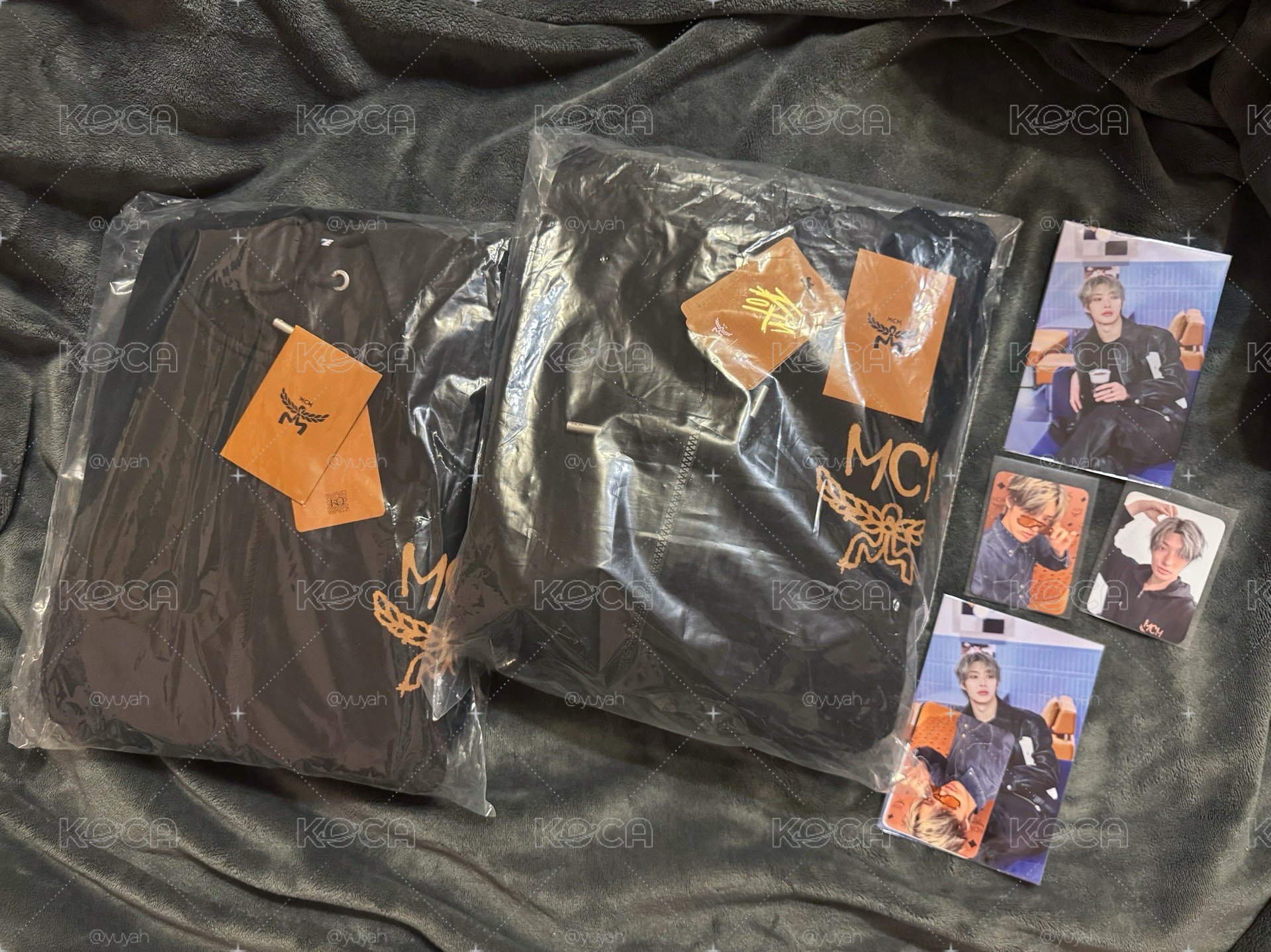 🫡現貨 MCM x MINGI 旼琦 fix on 聯名外套/連帽外套 XL號（over size🤟🏻）