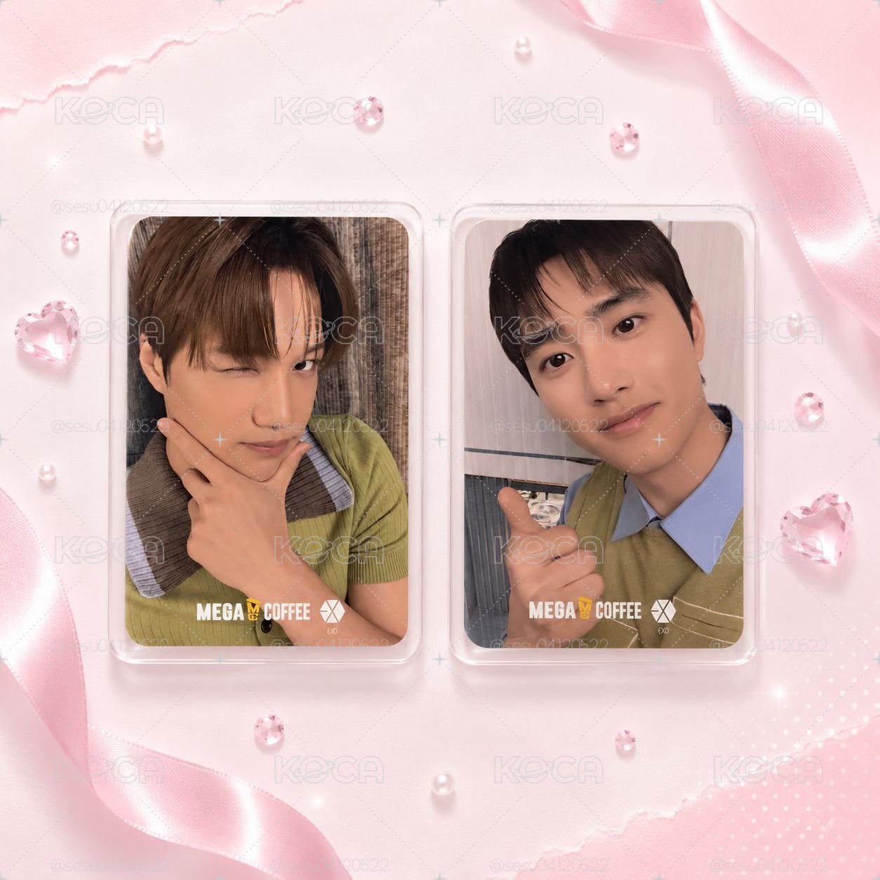 都敬秀&金鍾仁 MEGA咖啡小卡