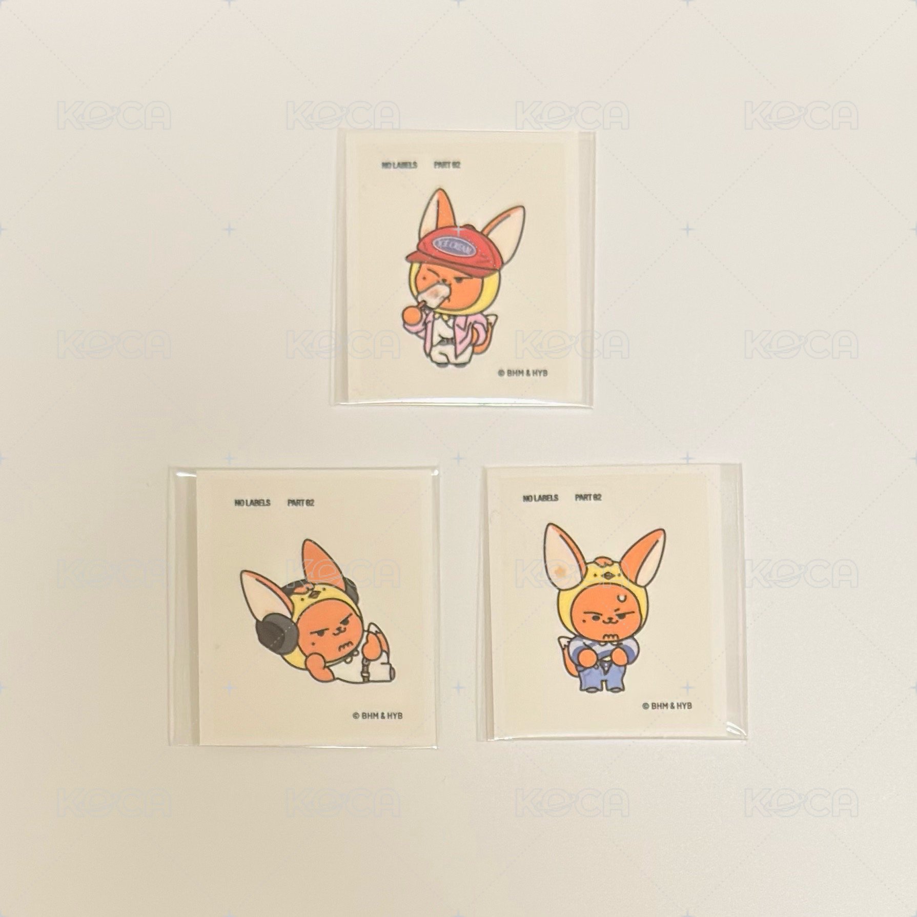 黃春貼紙一套
