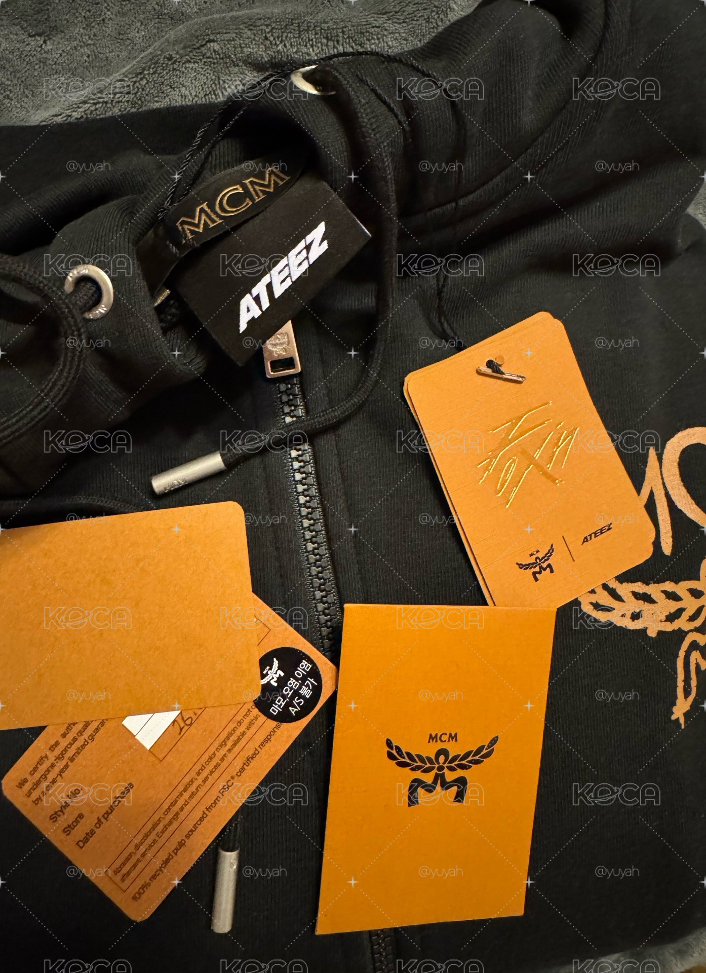 🫡現貨 MCM x MINGI 旼琦 fix on 聯名外套/連帽外套 XL號（over size🤟🏻）