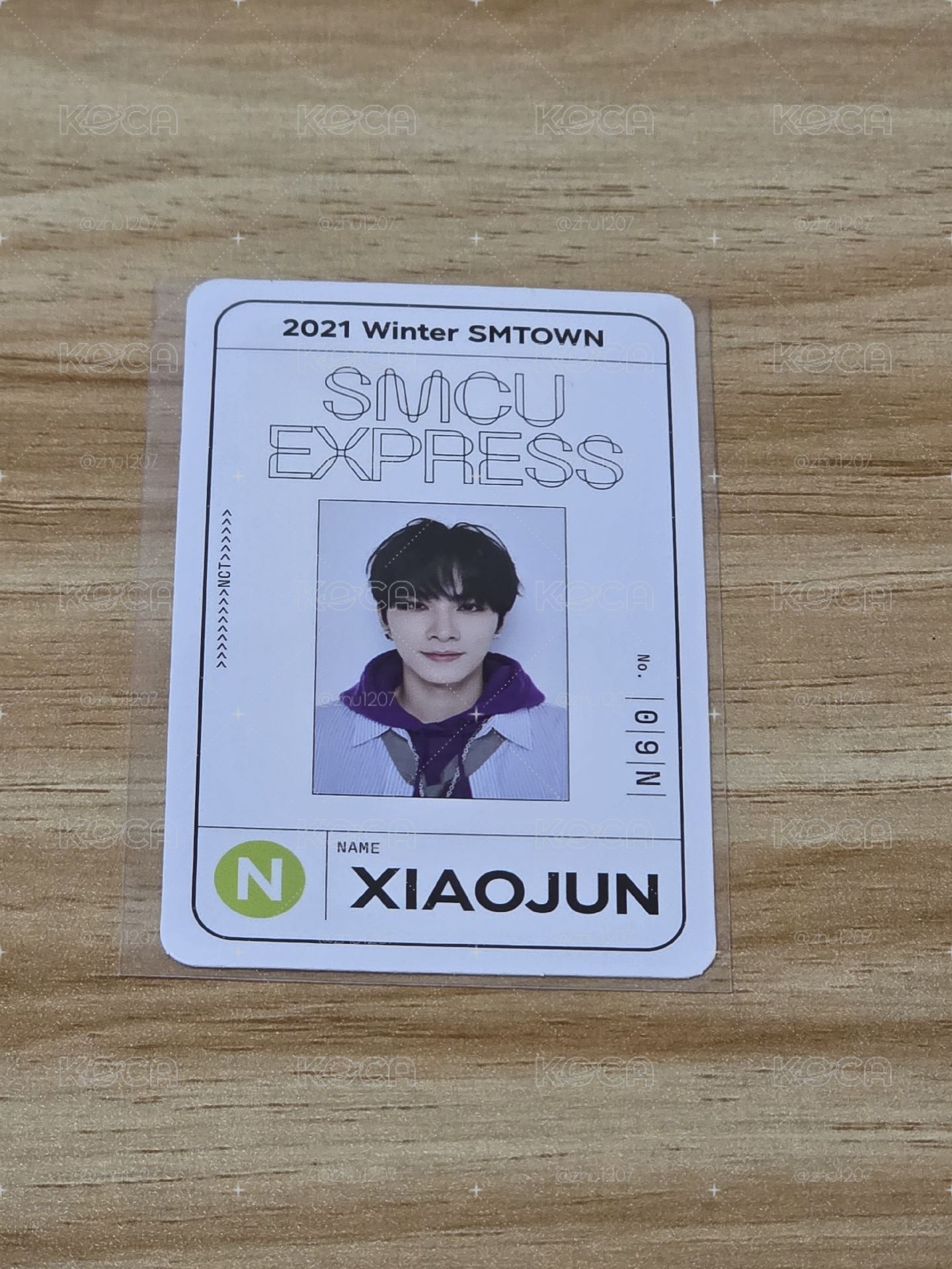 肖俊 威神V 2021 SMCU EXPRESS 專輯卡