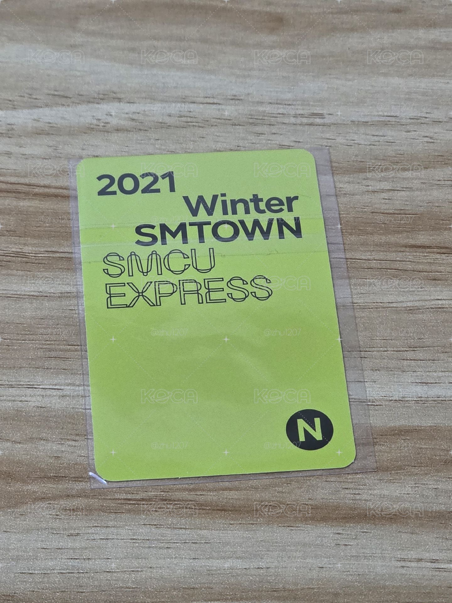 肖俊 威神V 2021 SMCU EXPRESS 專輯卡