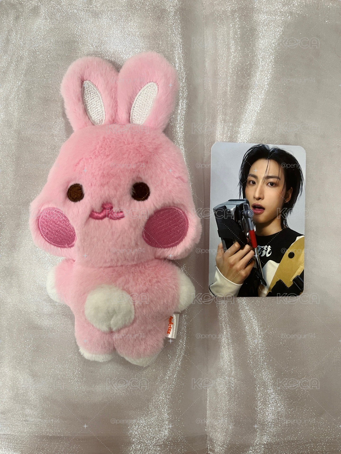 ANITEEZ IN TREASURE 吊娃 FLAT FUR PLUSH