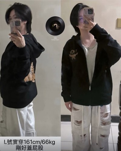 🫡現貨 MCM x MINGI 旼琦 fix on 聯名外套/連帽外套 XL號（over size🤟🏻）