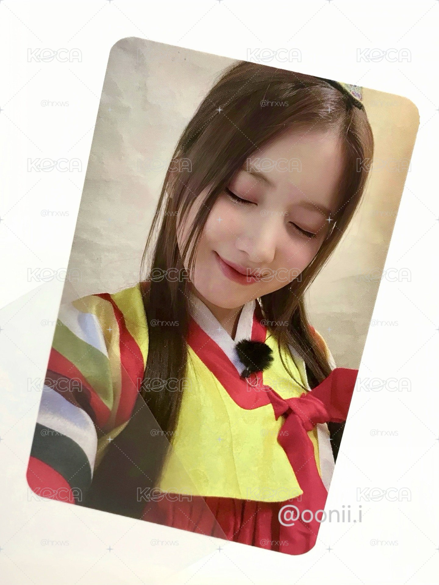 NMIXX DICE童話打歌卡 / 韓服打歌卡友 Jiwoo