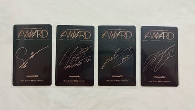 4WARD新加坡入場卡4張合售