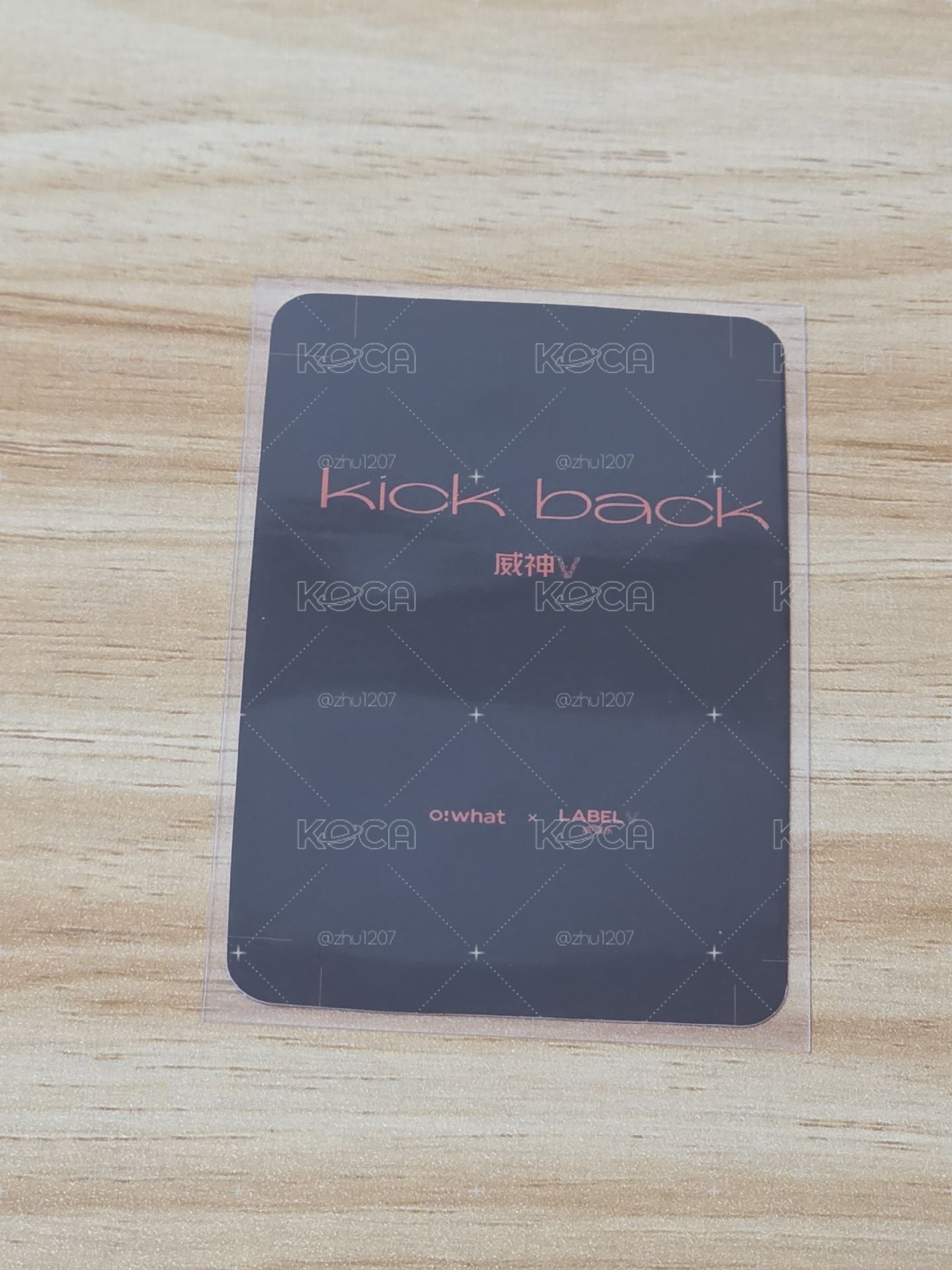 思成 威神V Kick Back Owhat 簽售卡