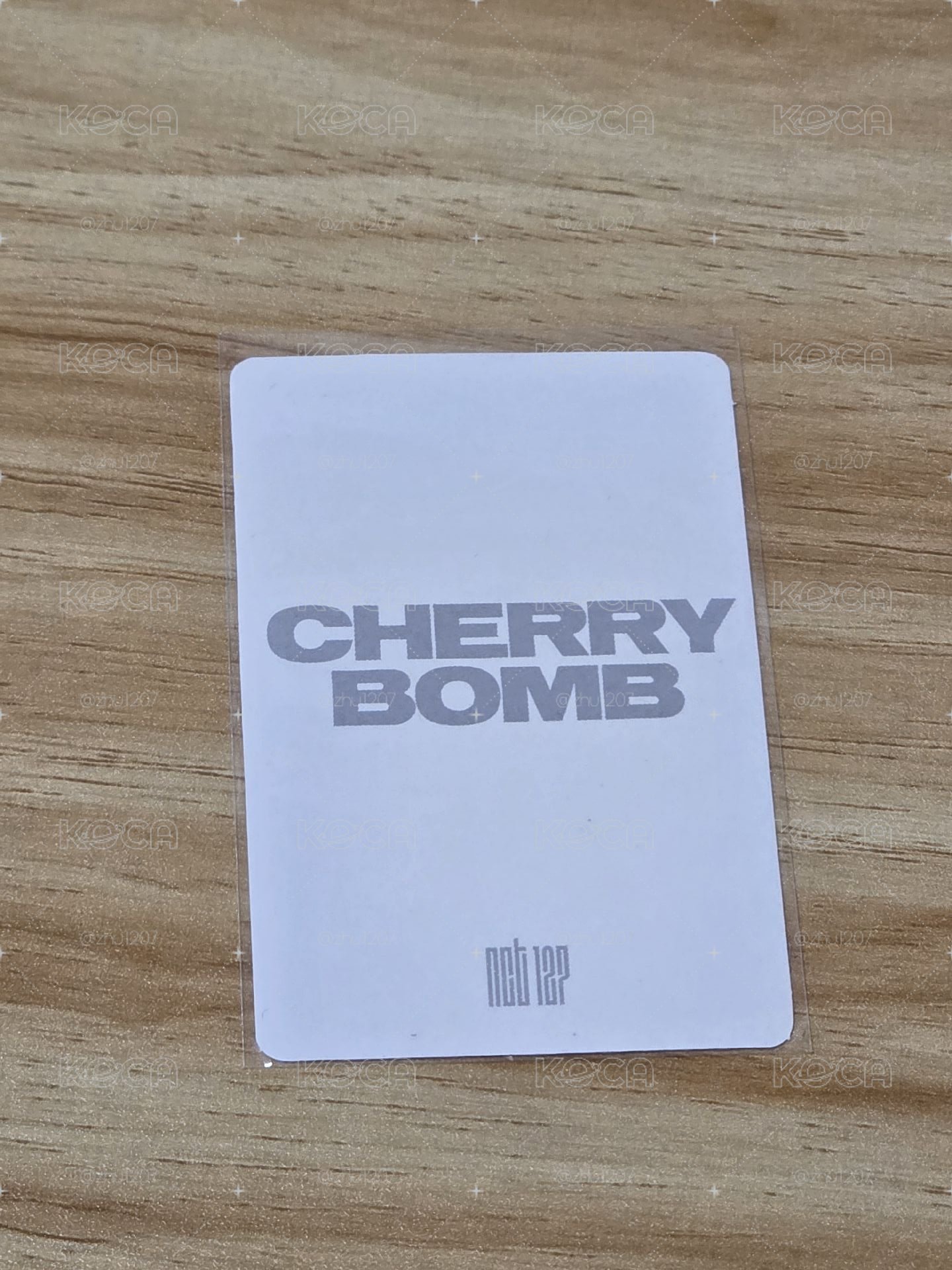 思成 NCT 127 Cherry boom 貼紙卡 一組