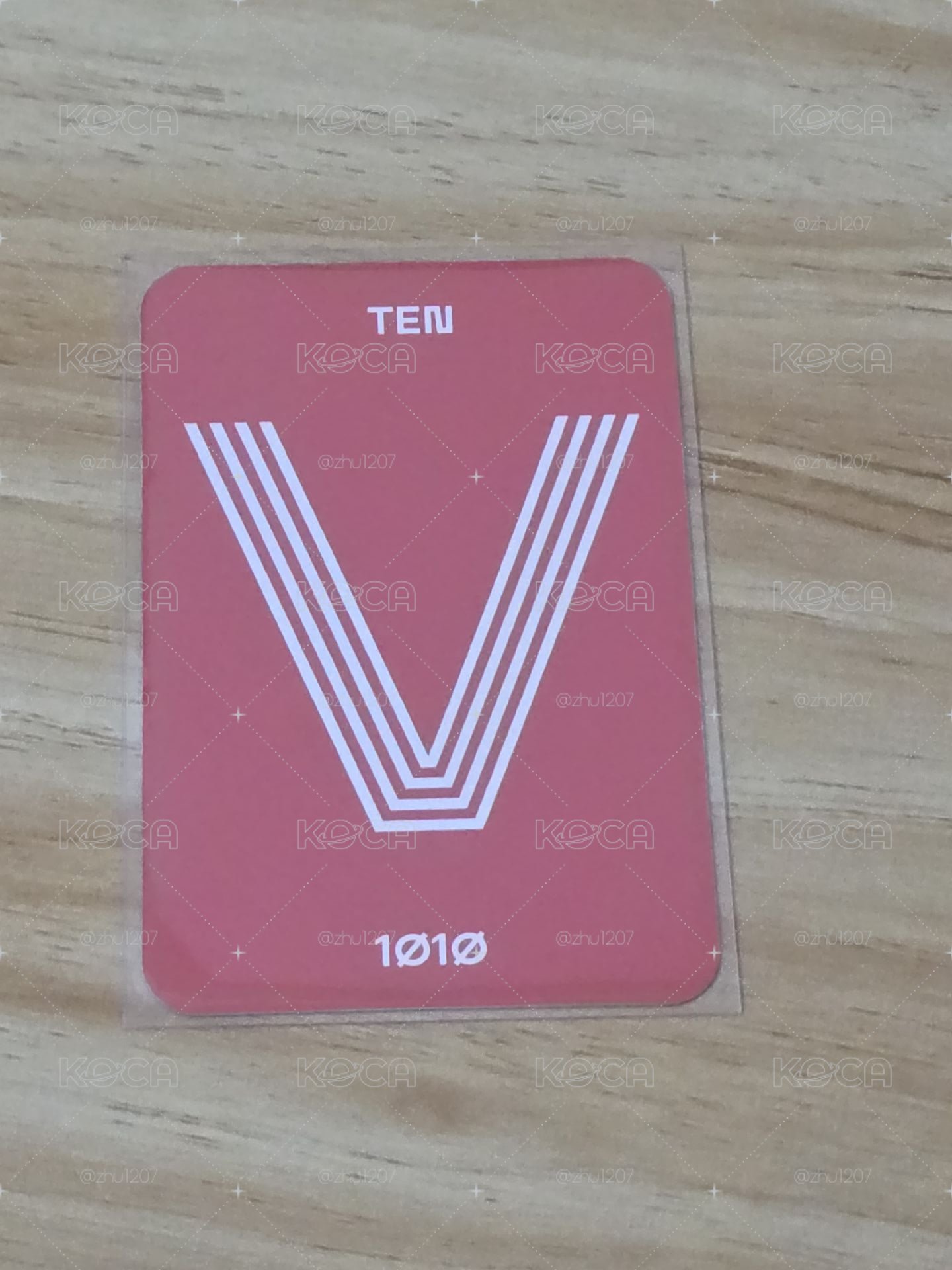 Ten 威神V Frequency 專輯卡 & ATW Owhat 特典卡 & SMT 專輯卡