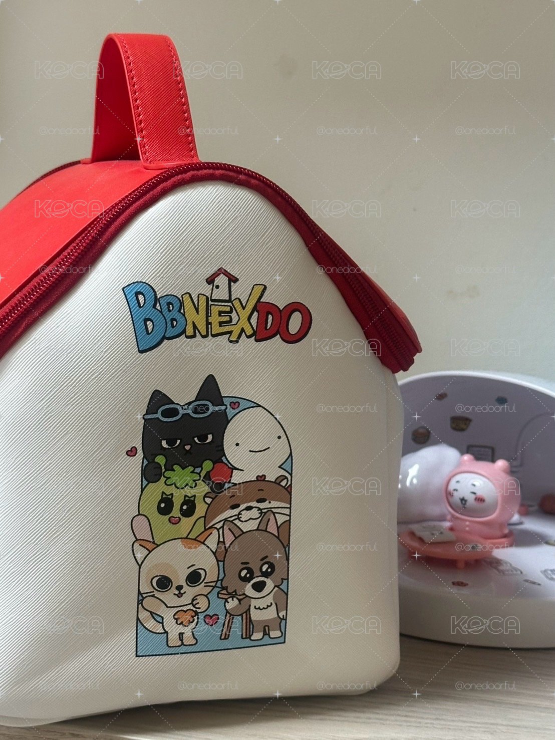 BBNEXDO 背包袋子 房子造型拉鏈包