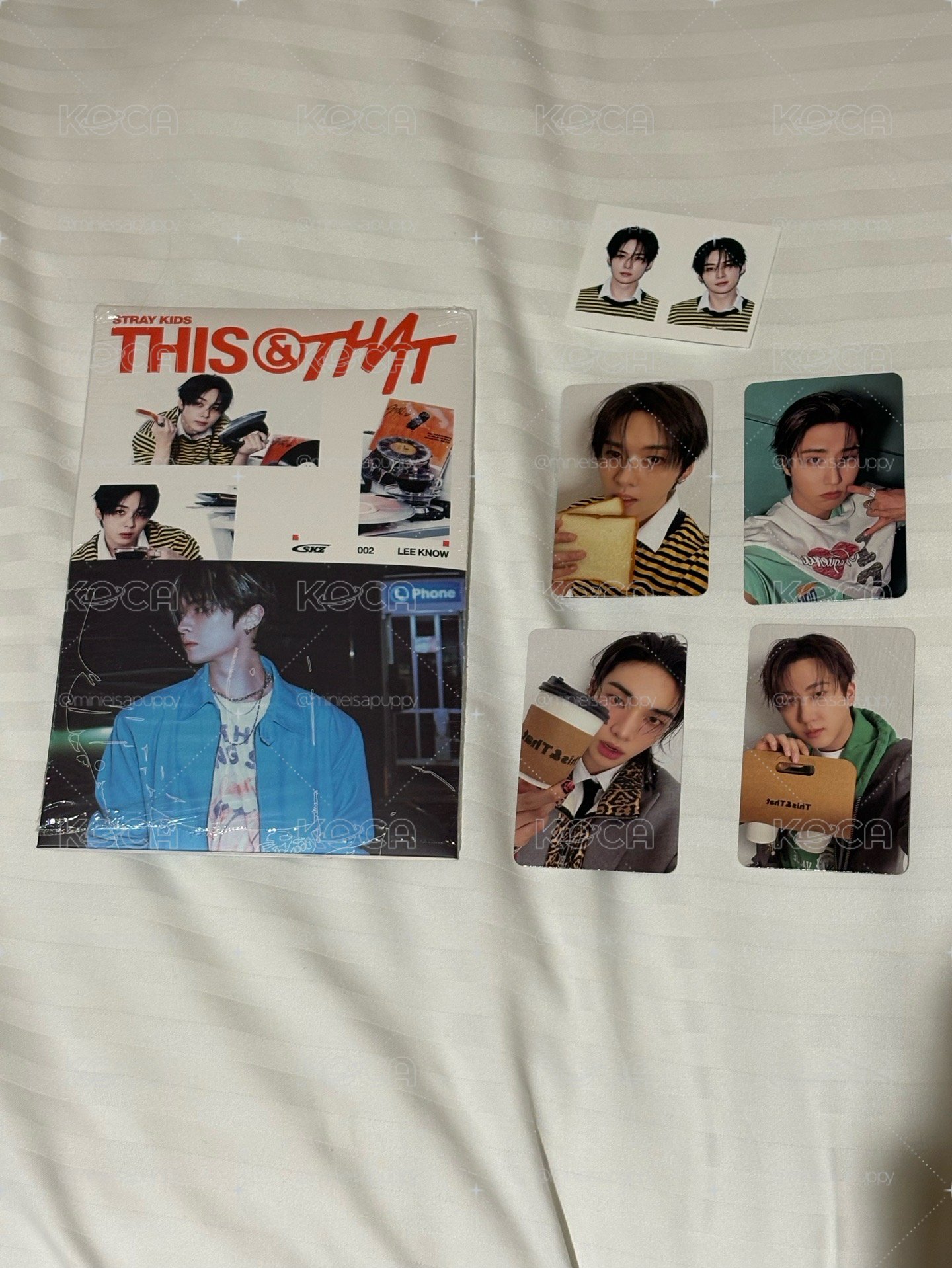 This&That 旻單封佐旁邊四張卡