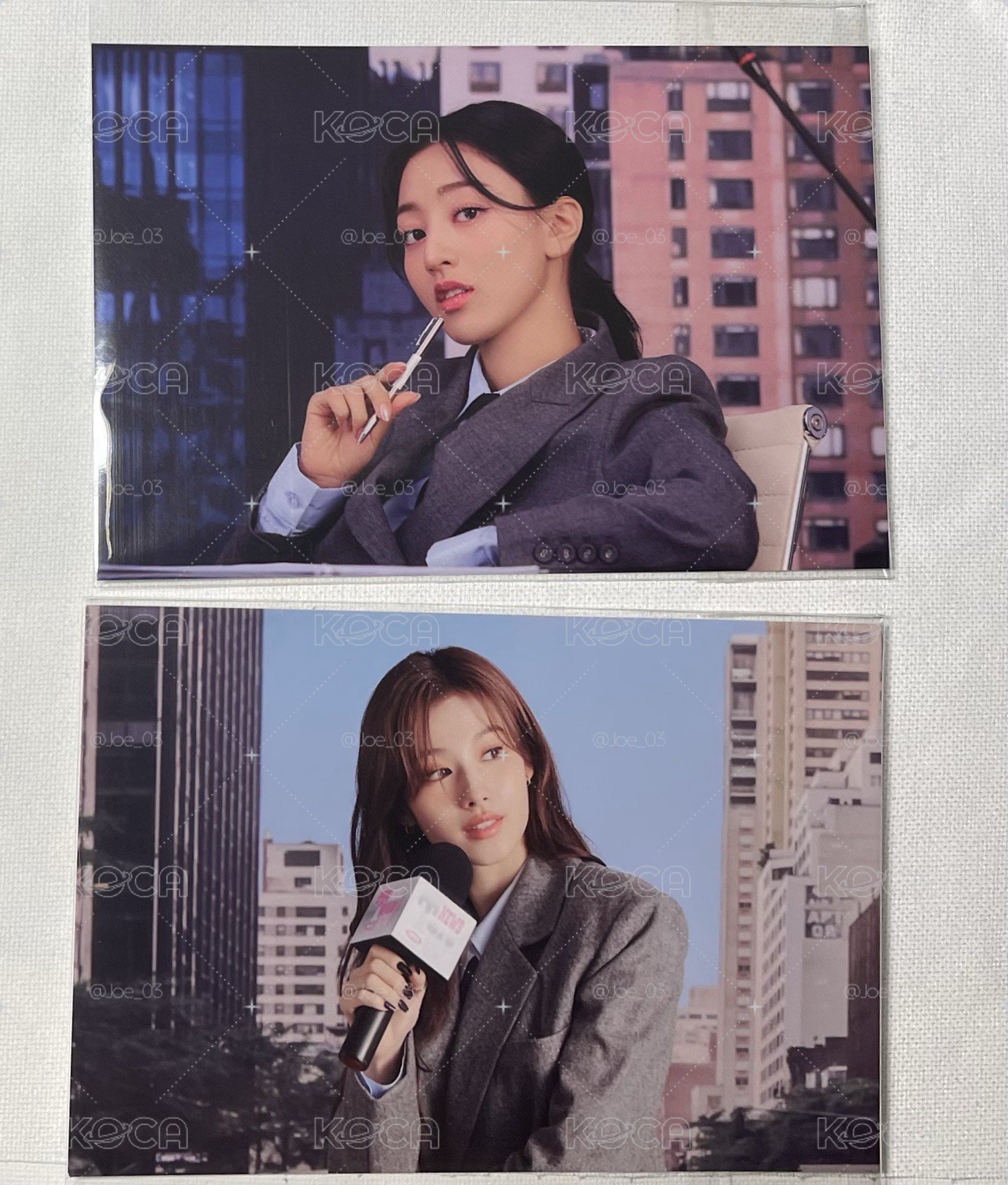 TWICE 24年曆 明信片（紗+志效）