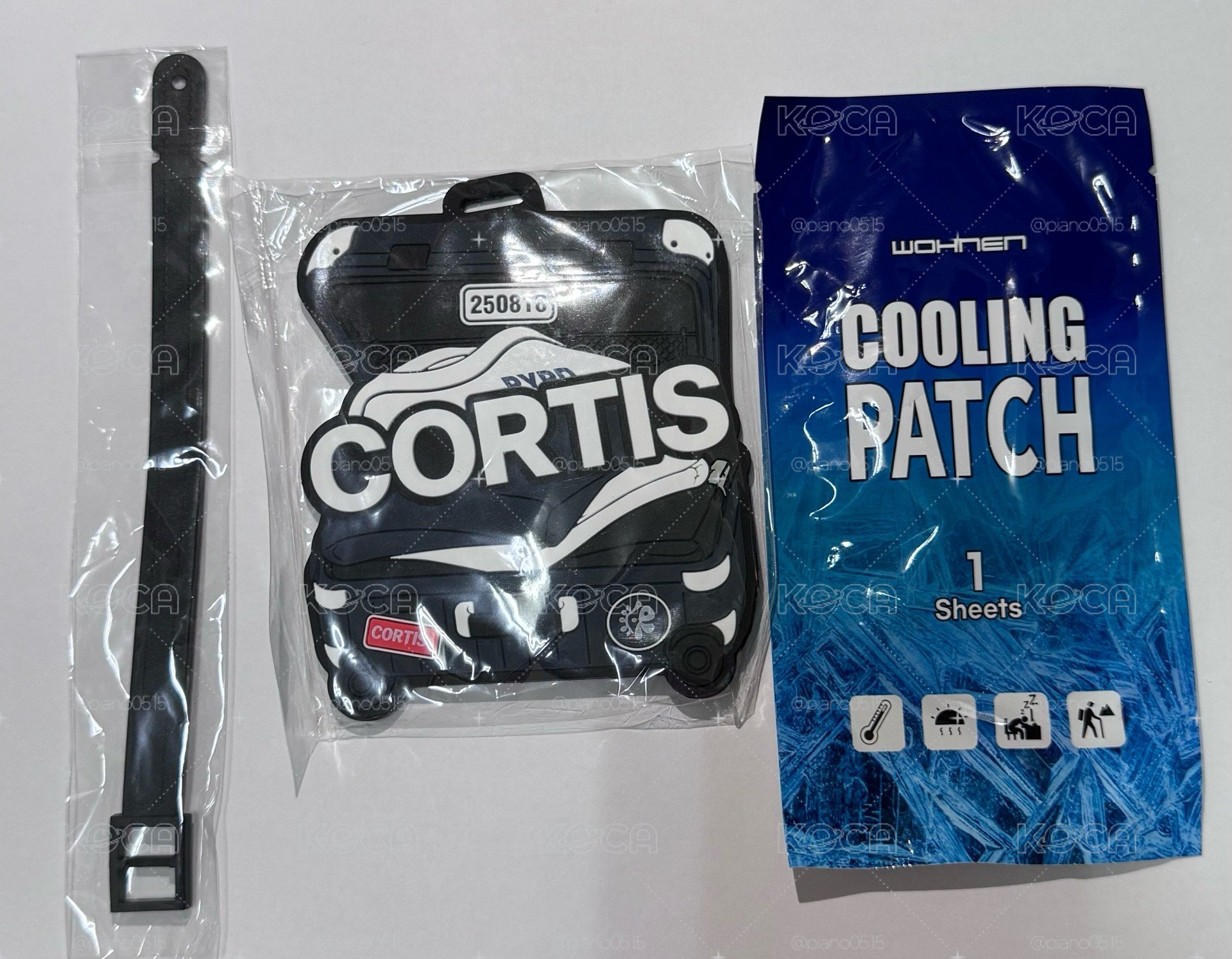 cortis生日場行李吊牌退熱貼