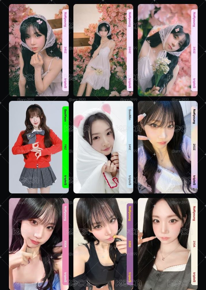 tripleS 電子卡 BB