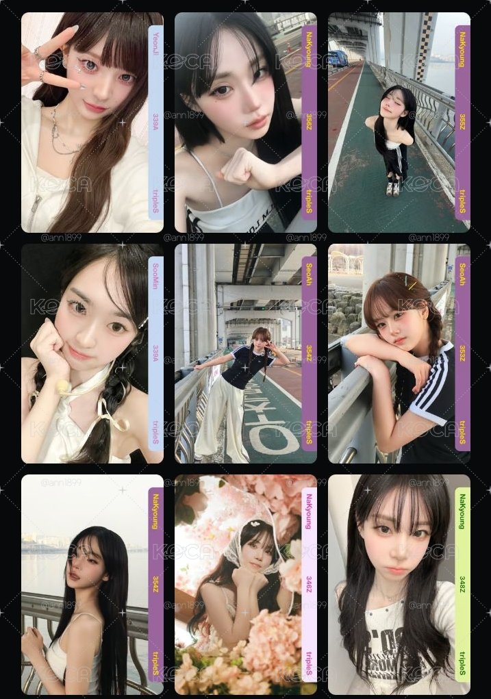 tripleS 電子卡 BB