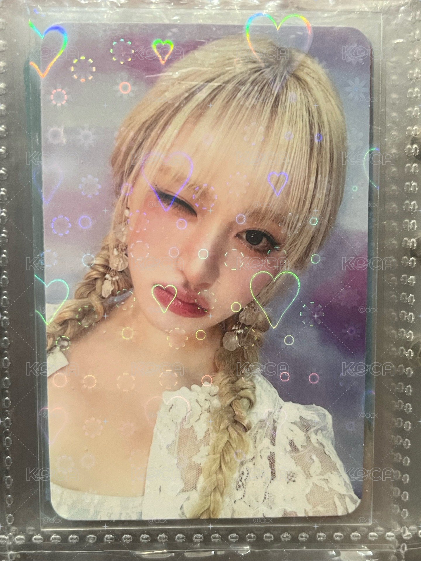 IVE 金志垣 Liz SHOW WHAT I AM 二巡入場卡 day 3 金髮雙麻花辮wink栗