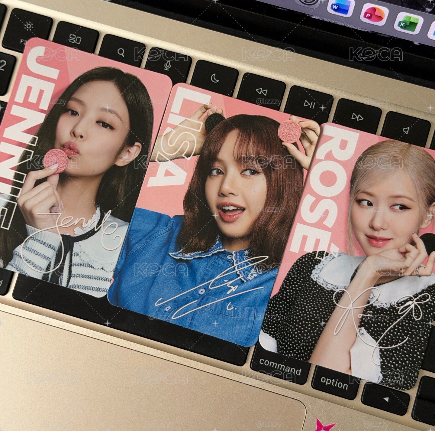 Jennie.Lisa.Rosé｜Oreo代言卡(3張不拆）
