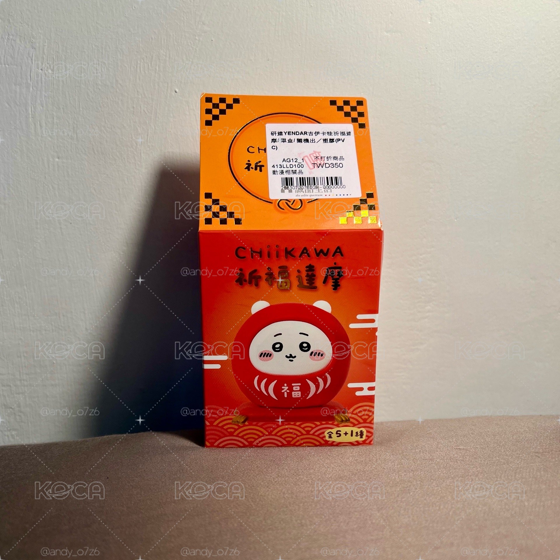 祈福達摩 小桃確認款附盒