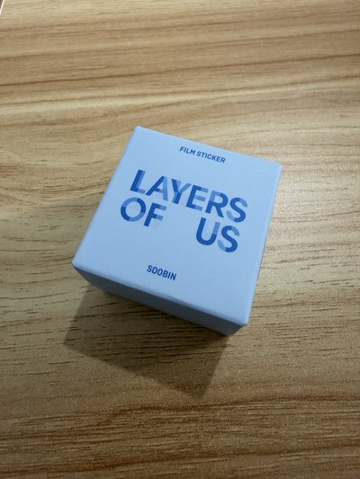 秀彬 LAYER OF US 底片貼紙