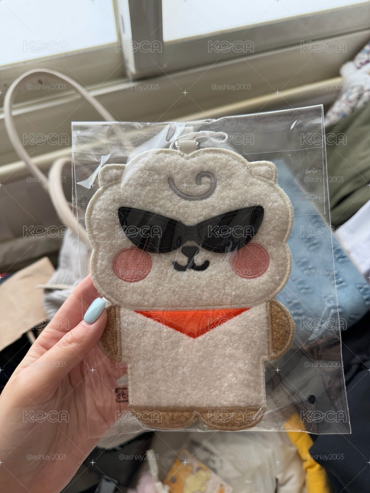 BTS Jin RJ 行李吊牌