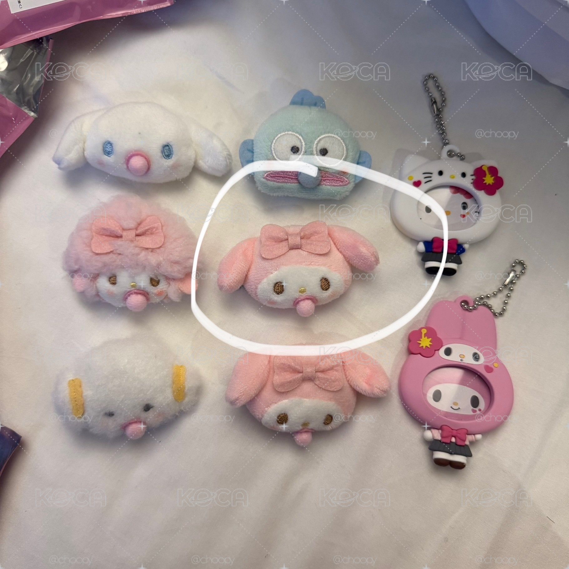美樂蒂奶嘴髮夾