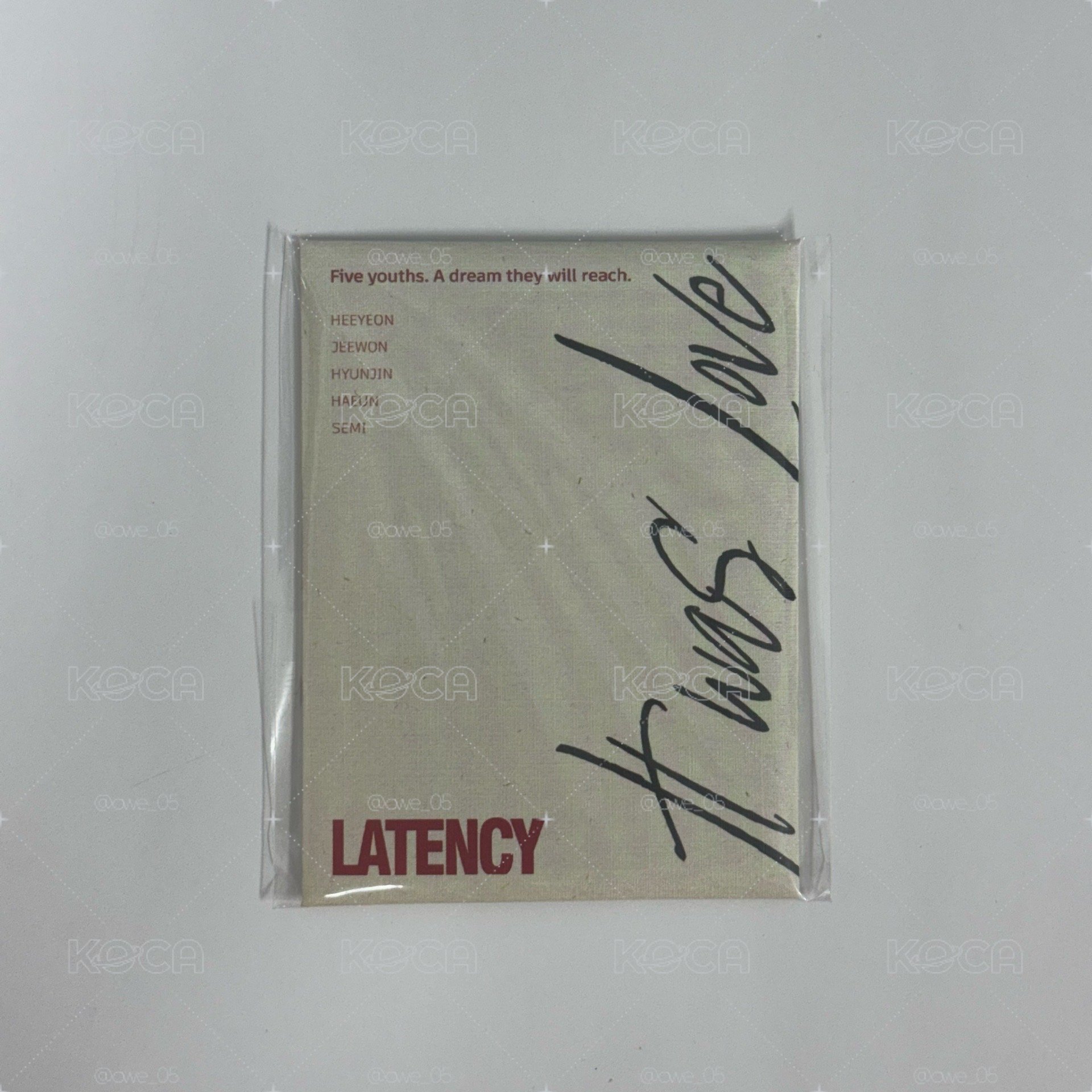 LATENCY卡包卡全新未拆