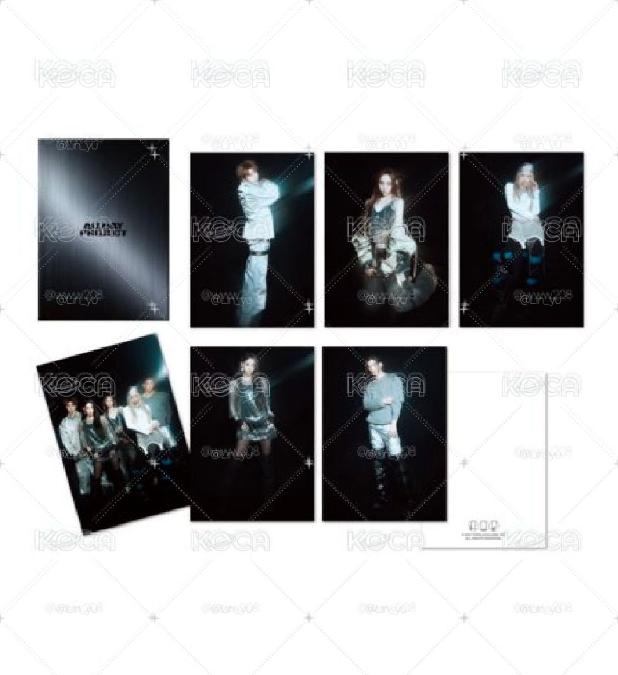 ALLDAY PROJECT mini1 明信片A款未拆