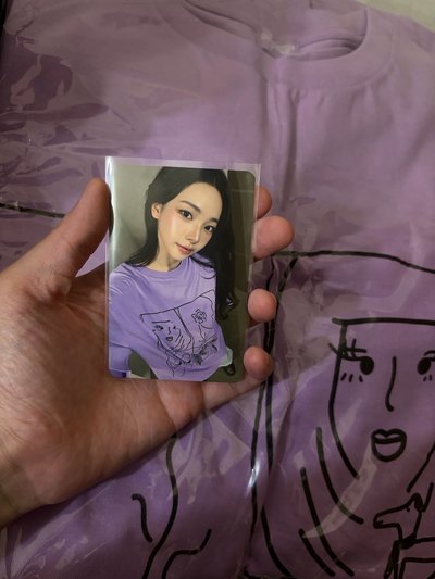 現貨｜aespa KARINA aesparty 團綜T恤 柚單卡