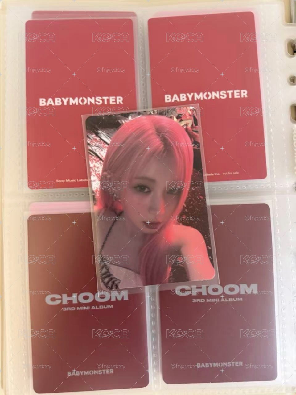 CHOOM EUkidol歐洲線下特典粉髮角 
