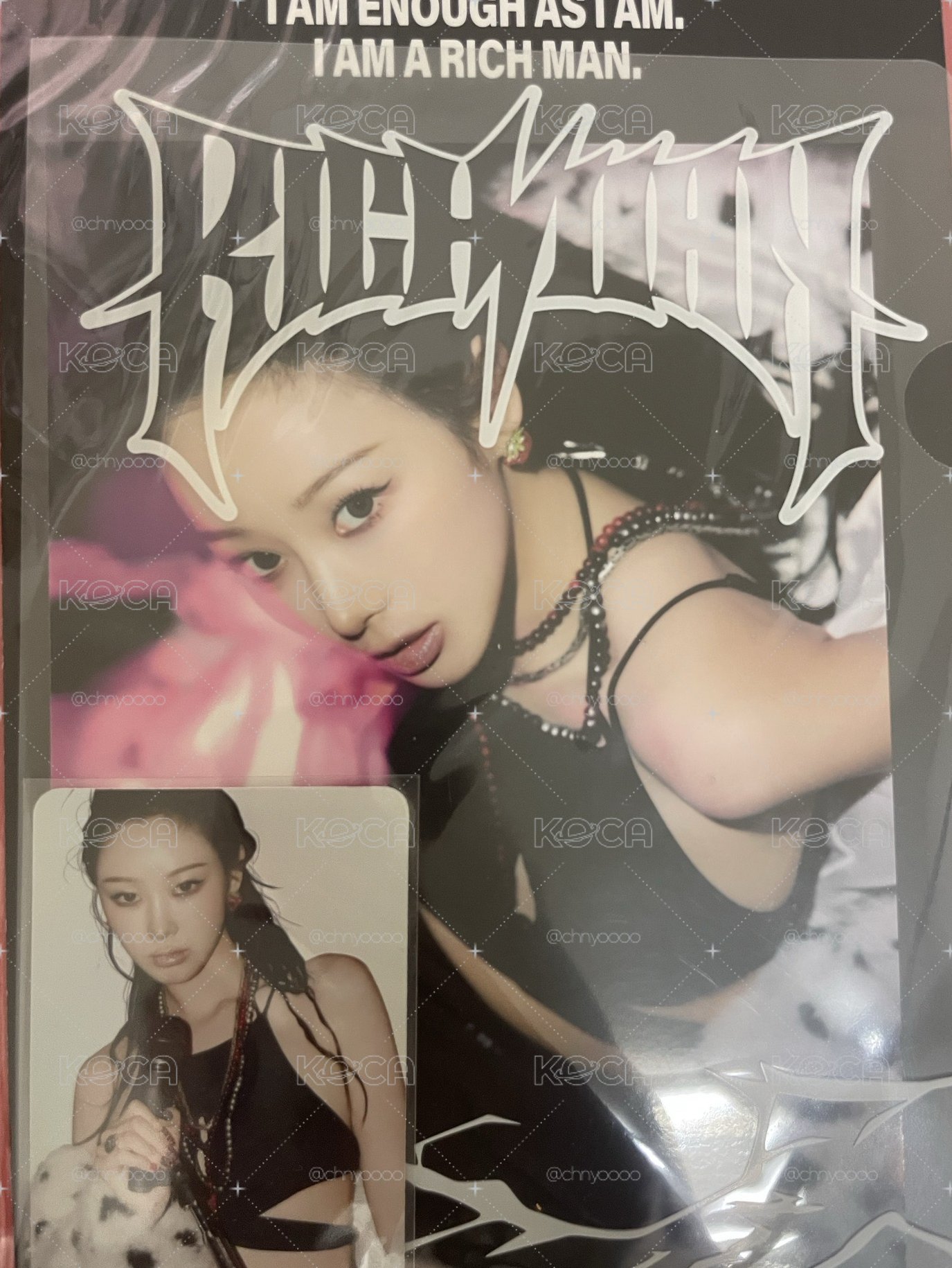 rich man快閃吉明信片組（含卡）