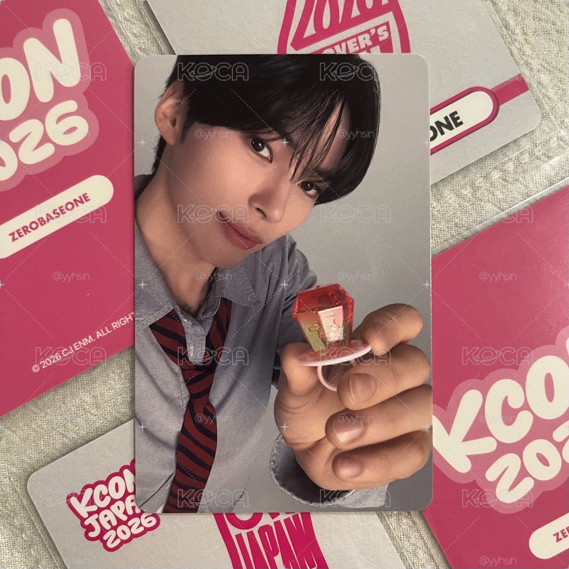 KCON 抽選 彬