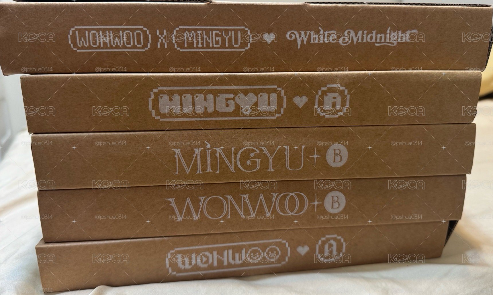 珉佑雜誌一套五本（含wvs特典）