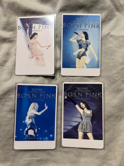 Born Pink 8週年 韓國電影卡 4張不拆