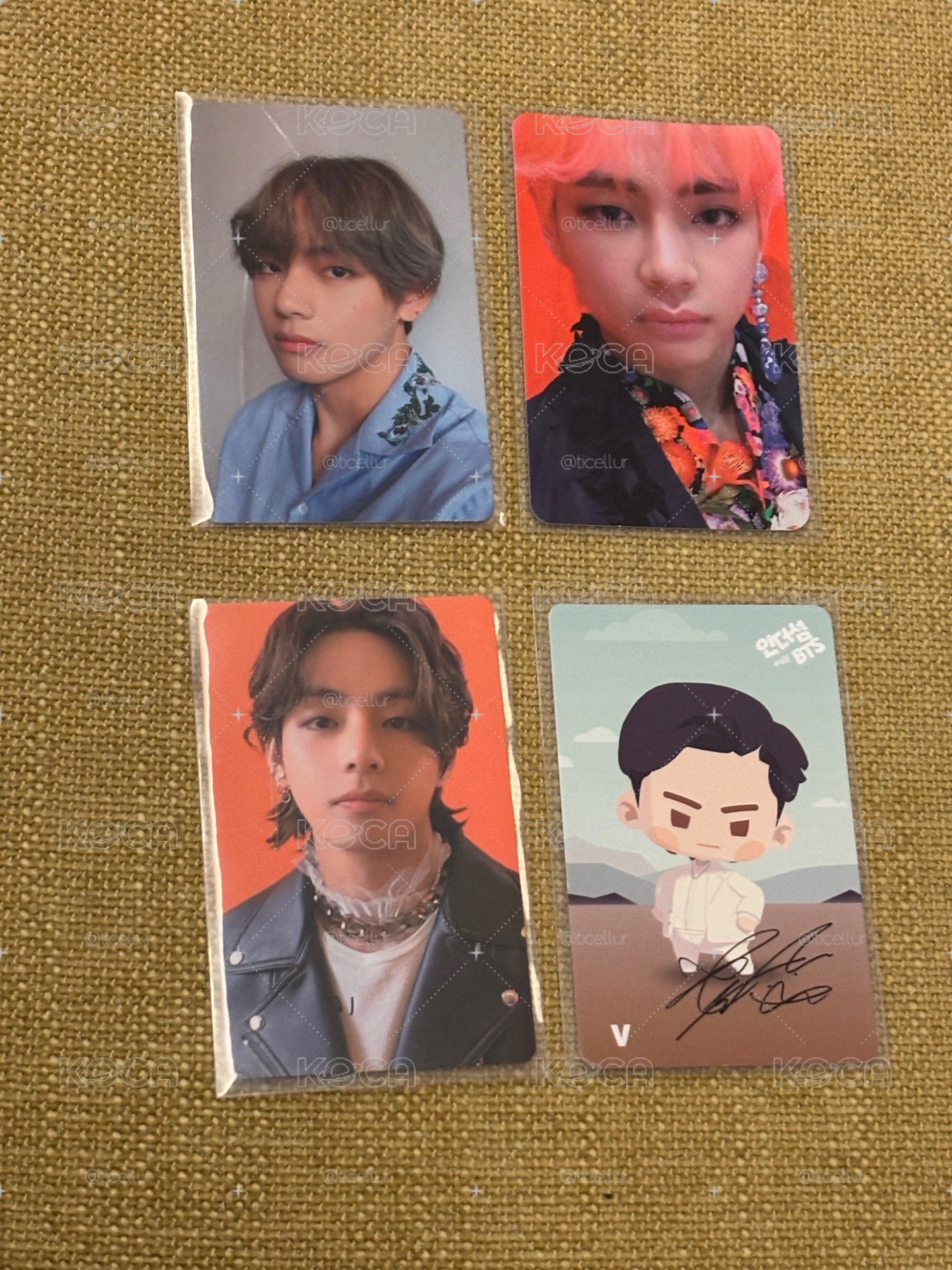 泰亨 專輯 小卡 遊戲卡 防彈 bts v