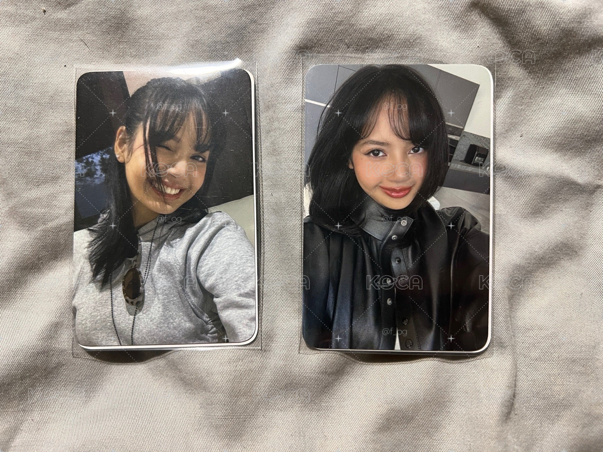Born Pink 電影卡Lisa 手寫卡背