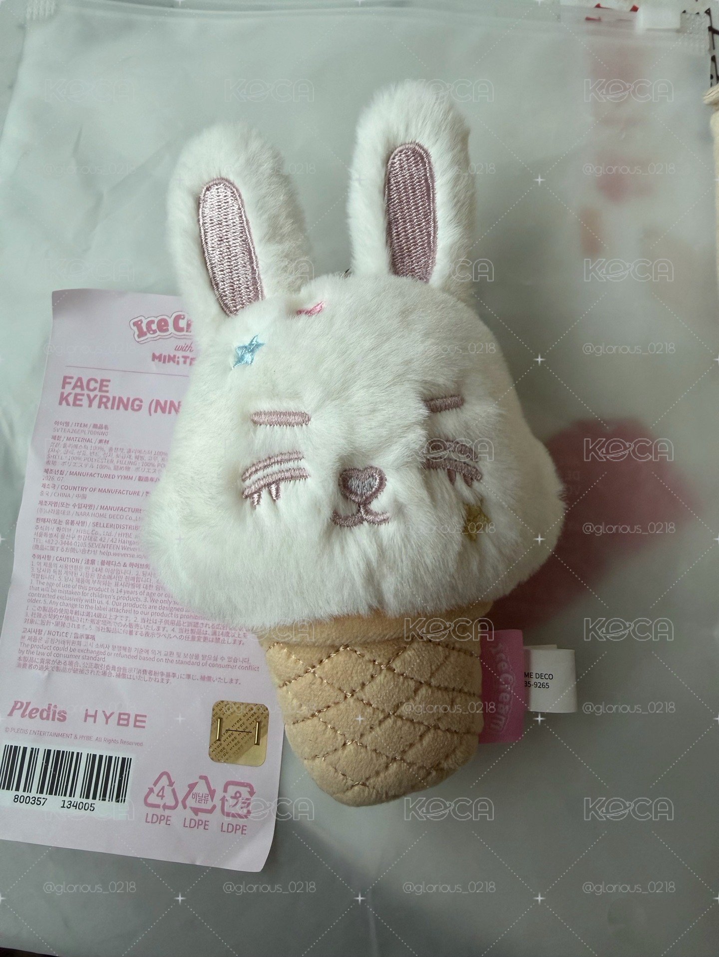 現貨 圓臉喆甜筒🍦 夏日MINITEEN 鑰匙圈吊飾 