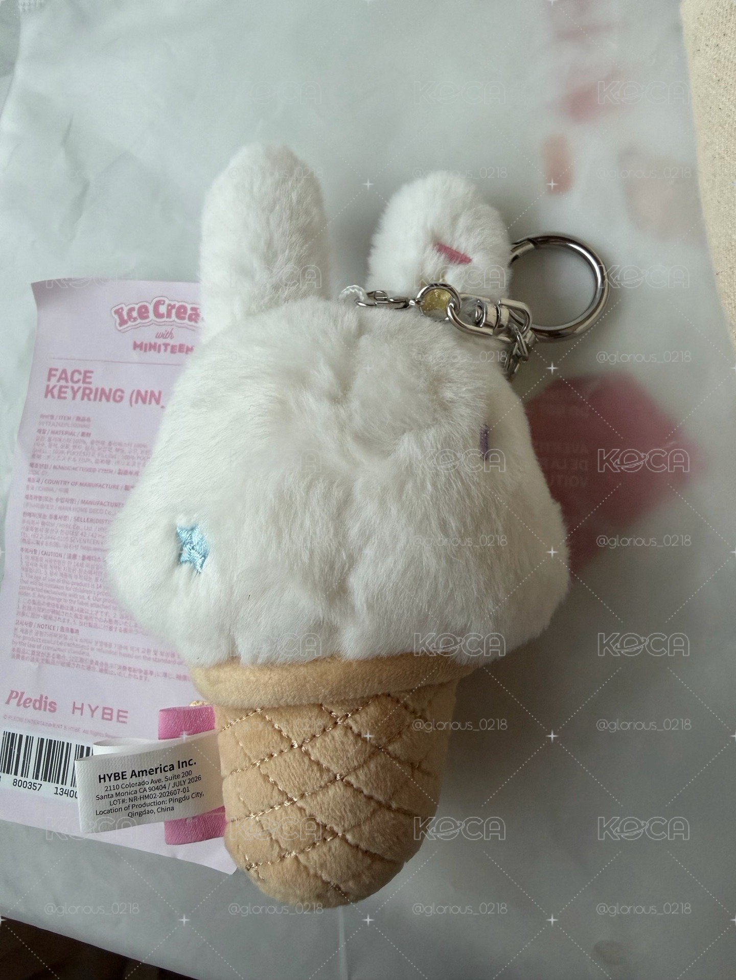 現貨 圓臉喆甜筒🍦 夏日MINITEEN 鑰匙圈吊飾 