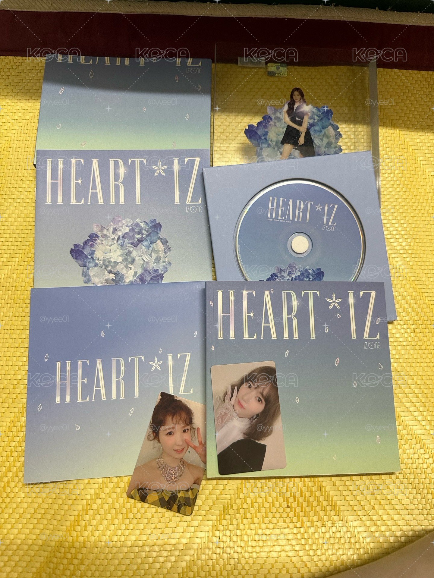 IZONE 珉周單封 有小卡HEART*IZ 專輯 Sapphire ver.