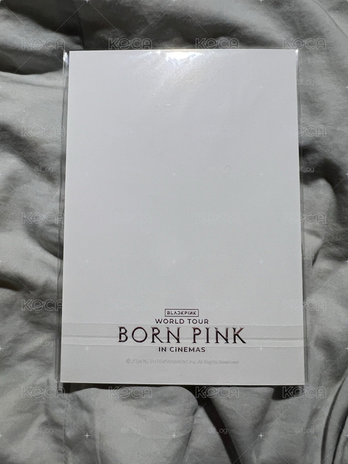 Blackpink 8週年電影 變化明信片