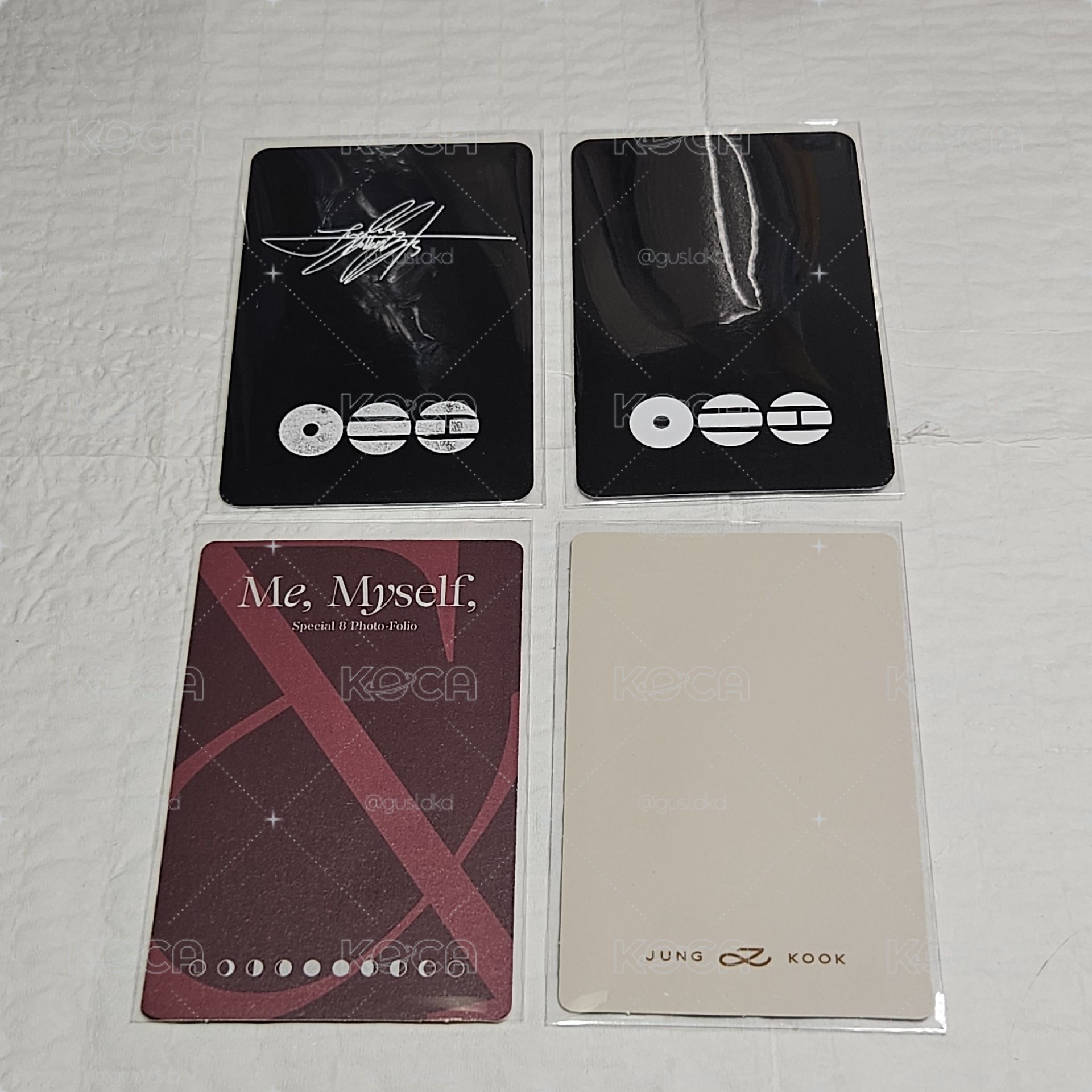 JK 專輯卡/周邊卡 4張組 Living Legend RIM Photo Folio GOLDEN