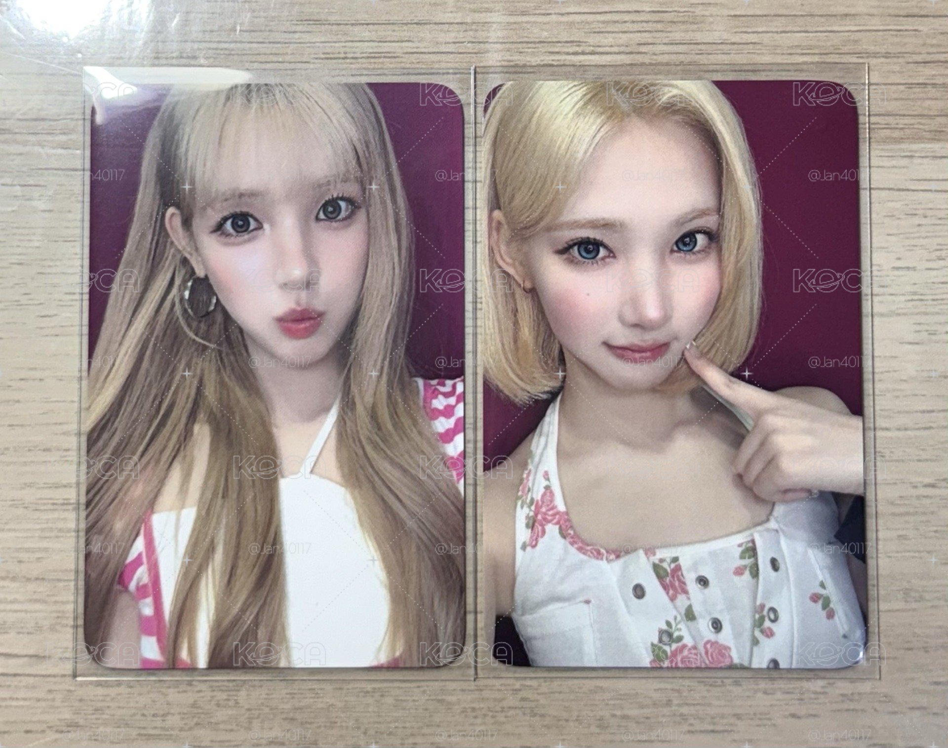 Hearts2Hearts sw簽售卡 Jiwoo Yuha