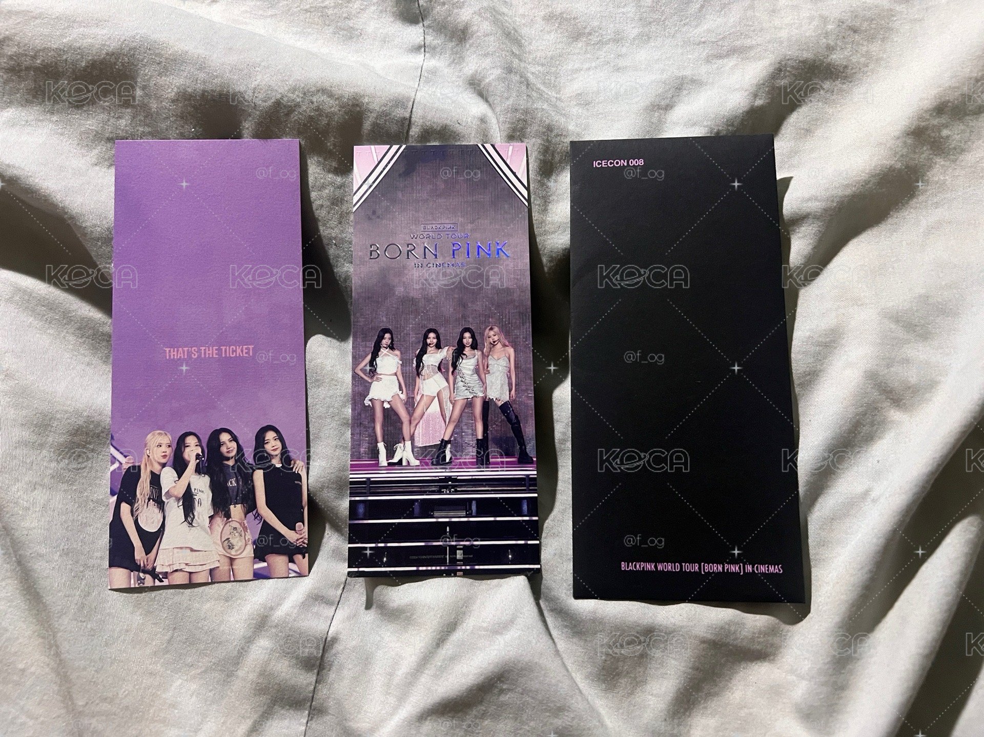 Blackpink 8週年電影票根