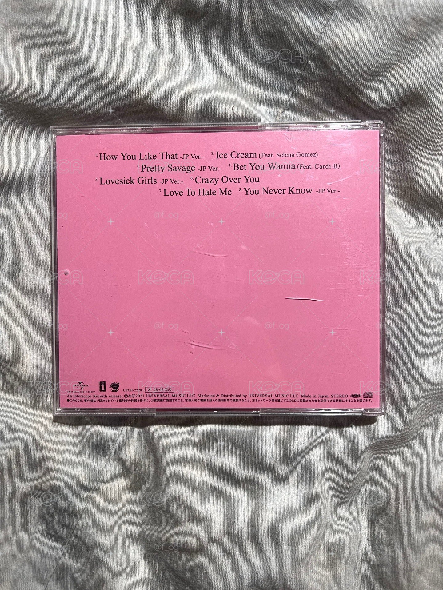 Blackpink The Album JP通常盤