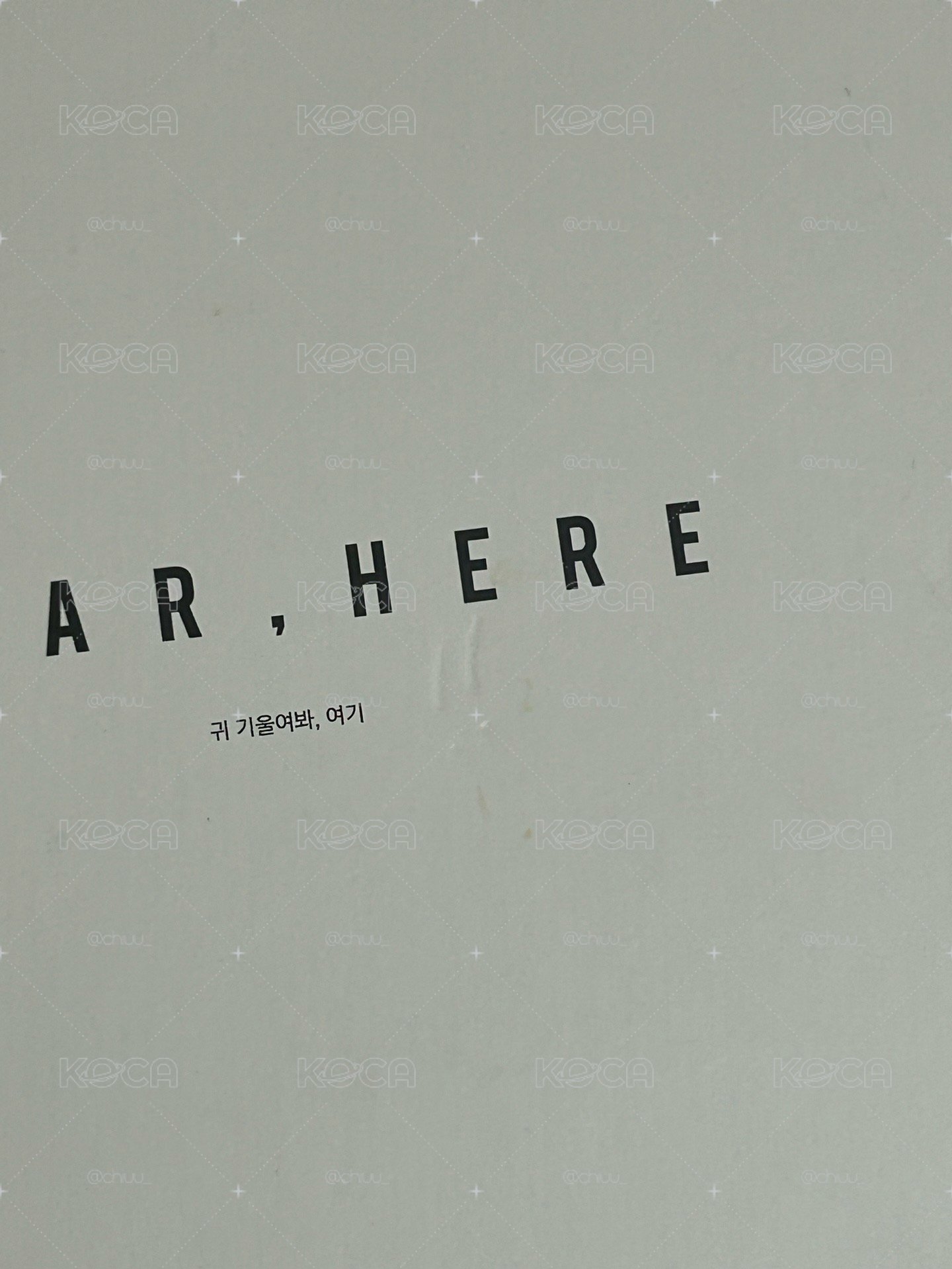 朴珍榮 Hear Here台北寫真書