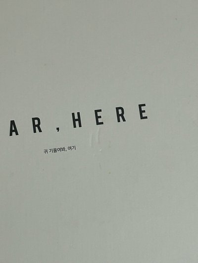 朴珍榮 Hear Here台北寫真書