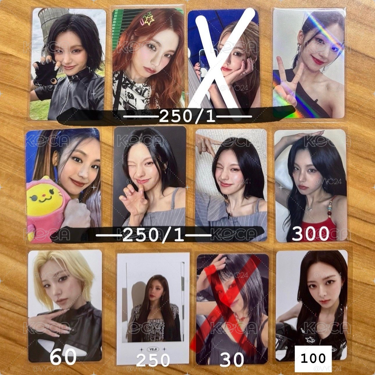 ITZY 禮志特典 滿額卡