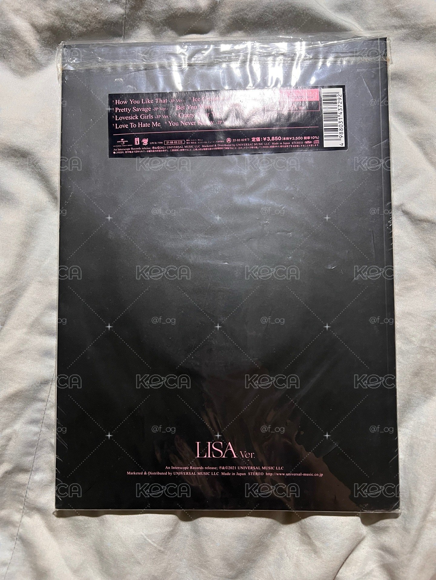絕版The Album 日專莎單封 全專
